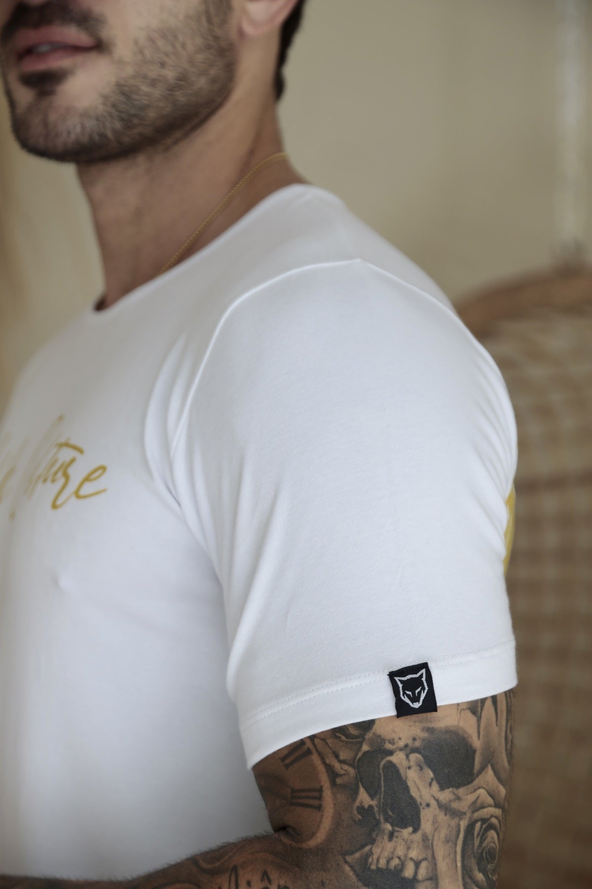 Camiseta Volk Culture Asas de Anjo Cotton Branca