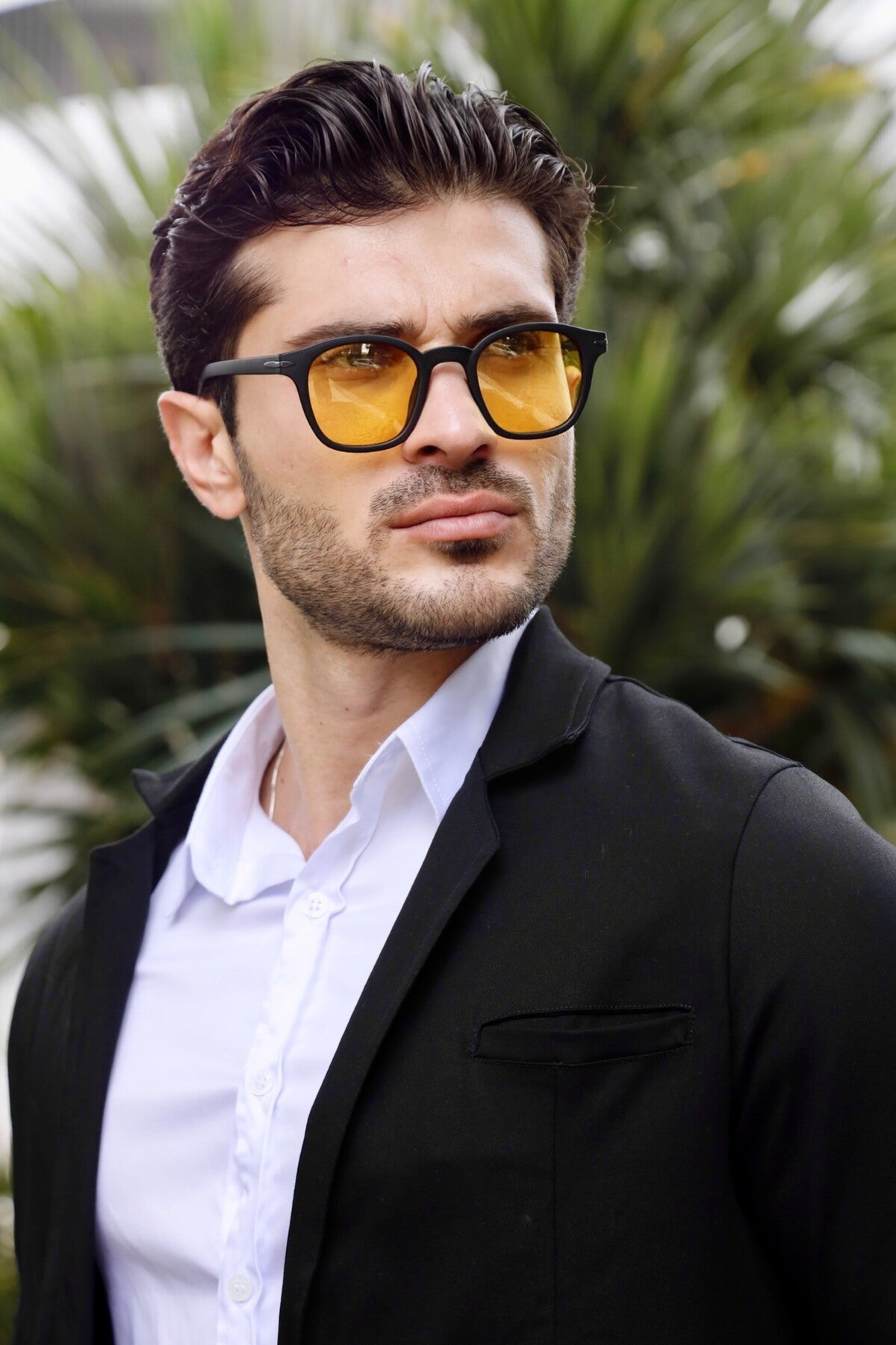 Blazer Sarja Alfaiataria Milano Masculina Preto