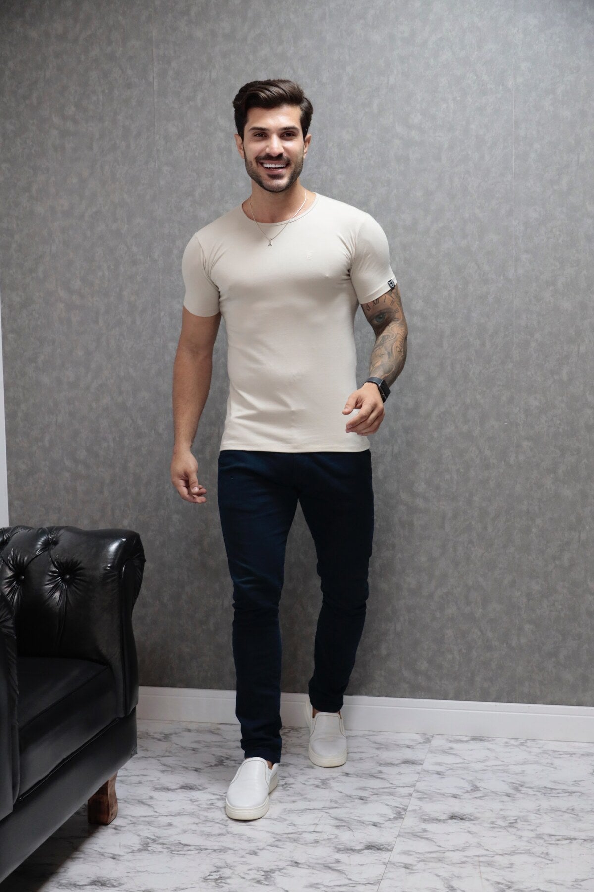 Camiseta Básica Cotton Creme Volk Culture