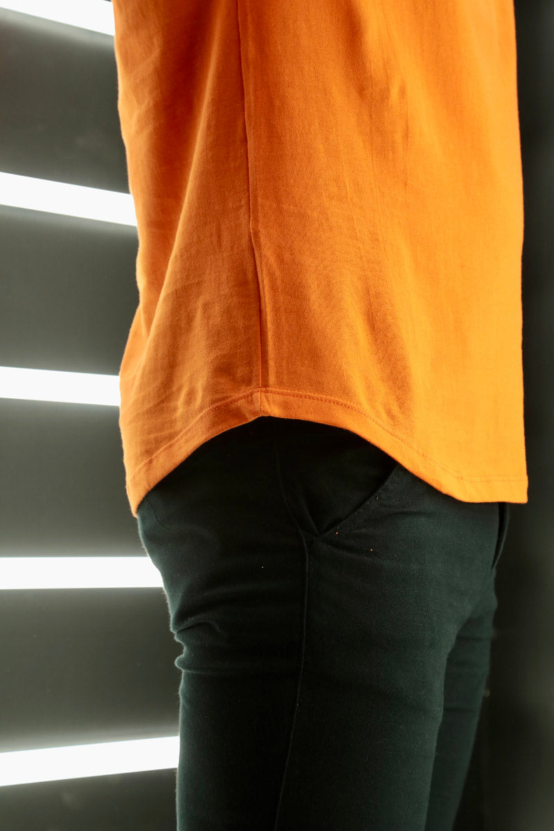 Camiseta Long Line Volk Culture Laranja