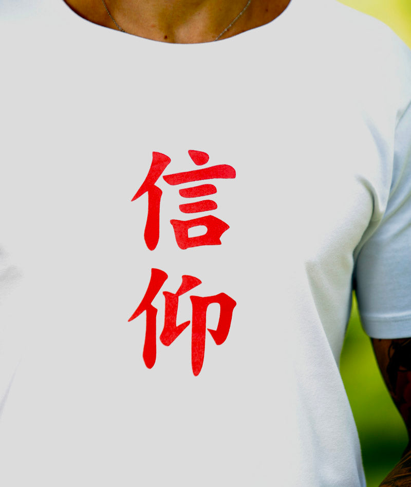 Camiseta Long Line Volk Culture Cotton Tigre Branca Soft