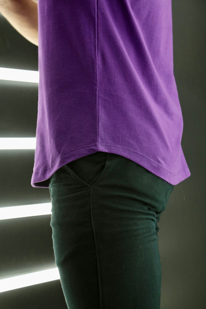 Camiseta Long Line Volk Culture Roxo