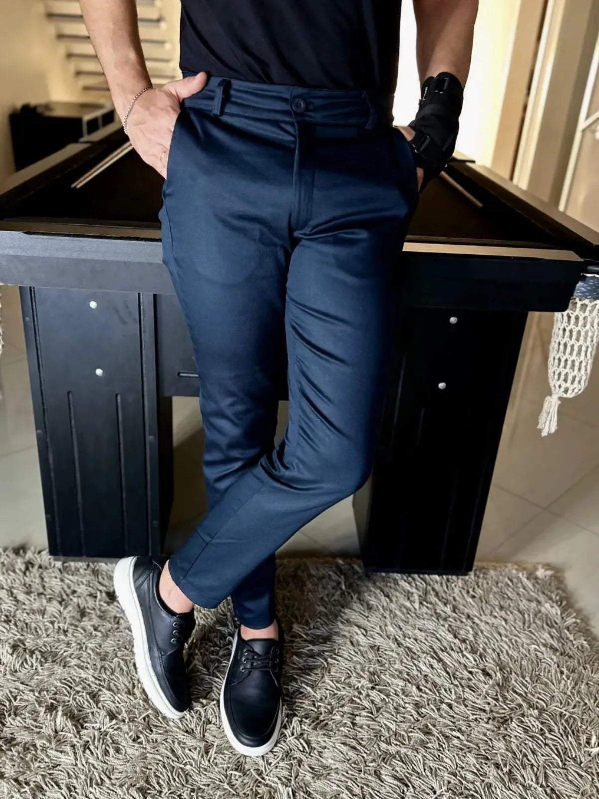 Calça Sarja Milano Masculina Azul Marinho