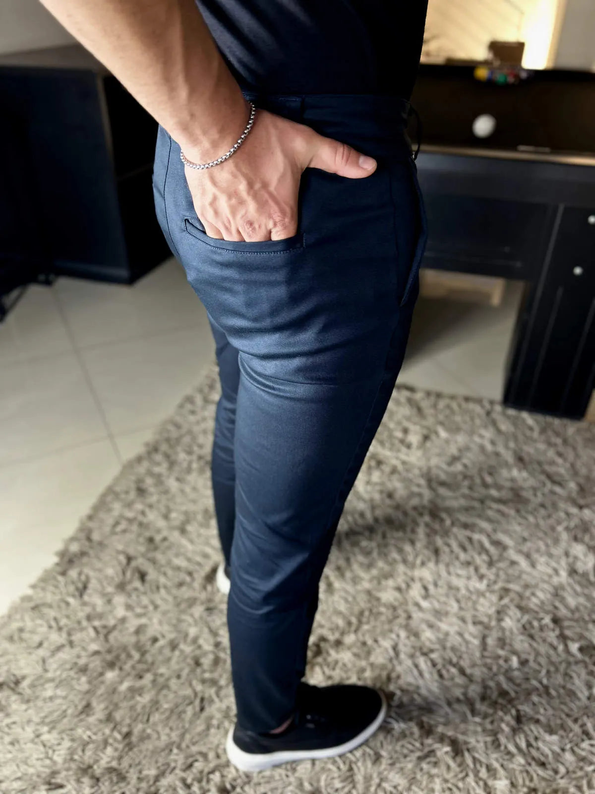 Calça Sarja Milano Masculina Azul Marinho