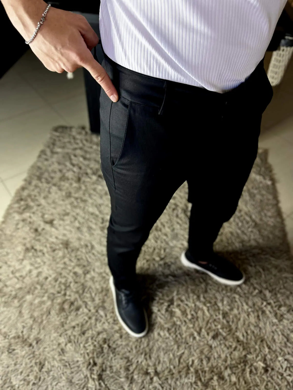 Calça Sarja Milano Masculina Preta