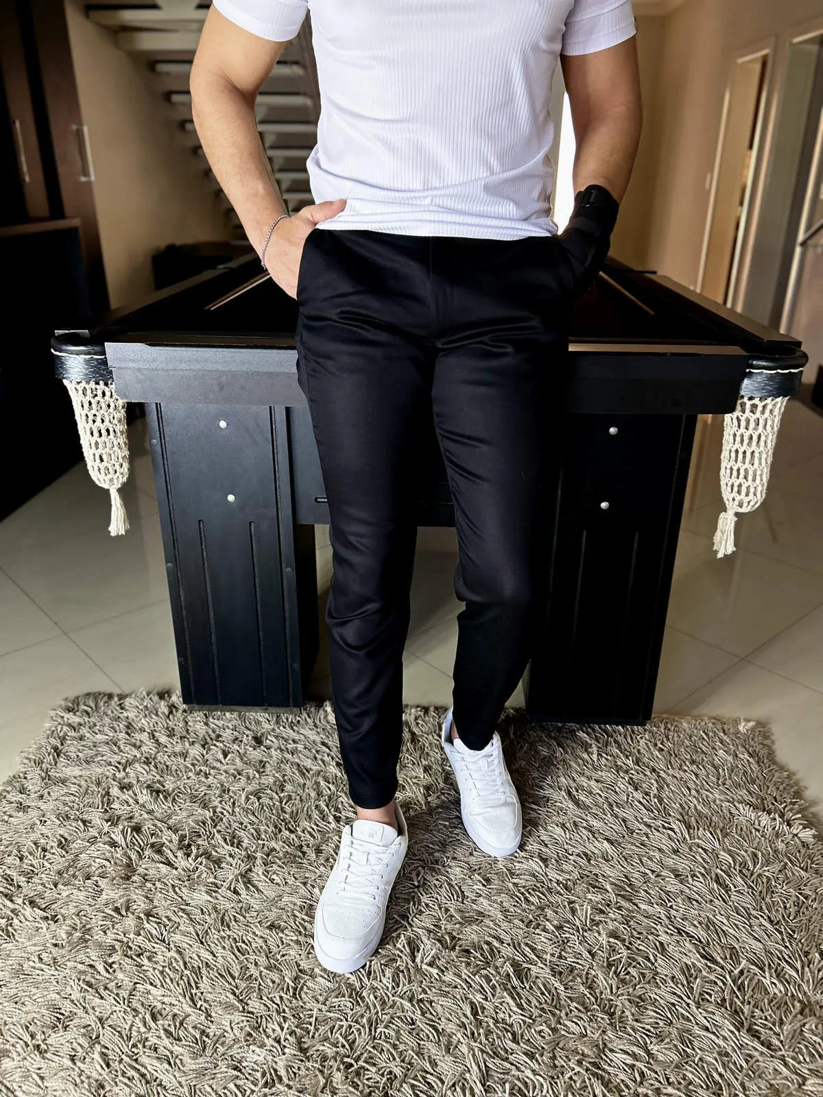 Calça Sarja Milano Masculina Preta