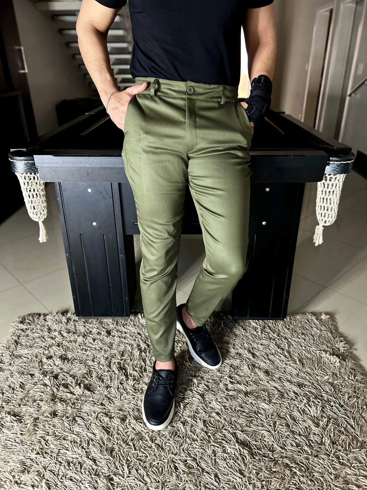 Calça Sarja Milano Masculina Verde