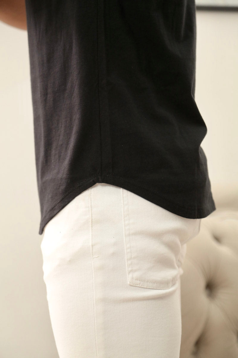 Camiseta Long Line Volk Culture Preta