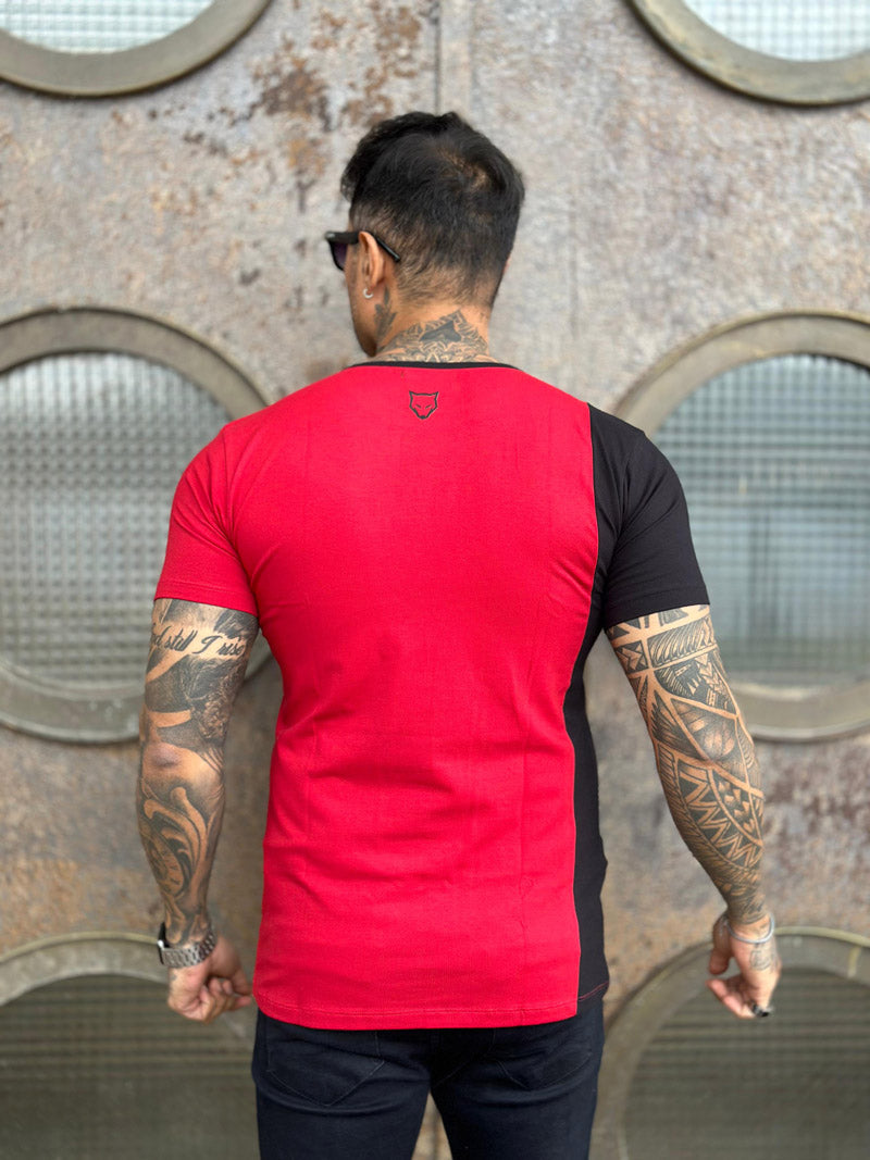 Camiseta Vermelha Cotton Volk Culture Silk Rosa