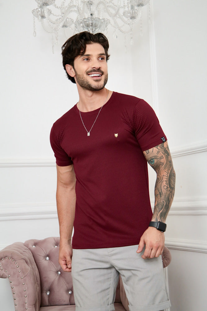 Camiseta Canelada Vinho Volk Culture Supreme