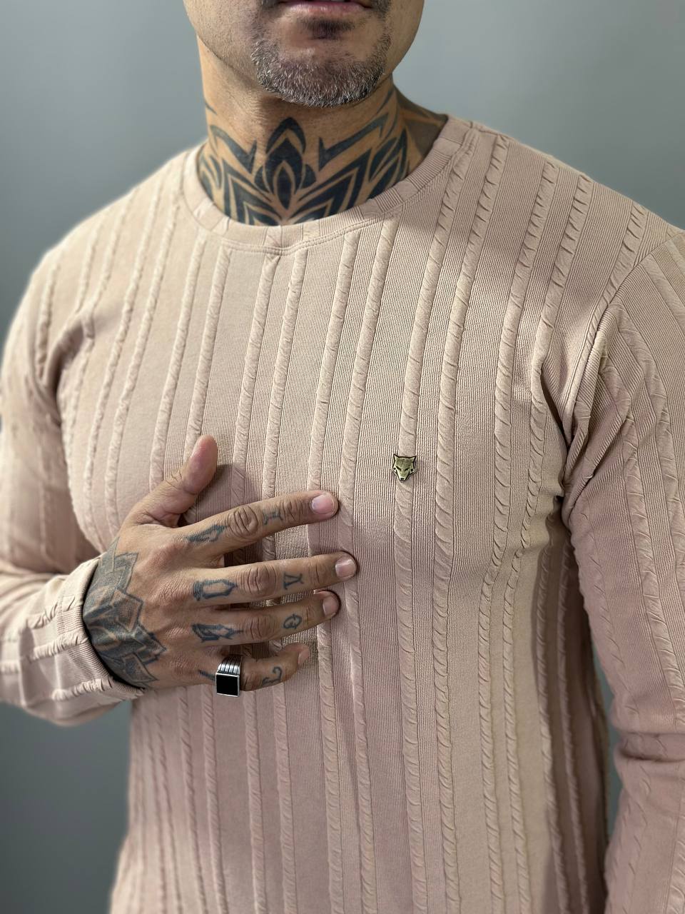 Sueter Monaco Texturizado Volk Culture Rose