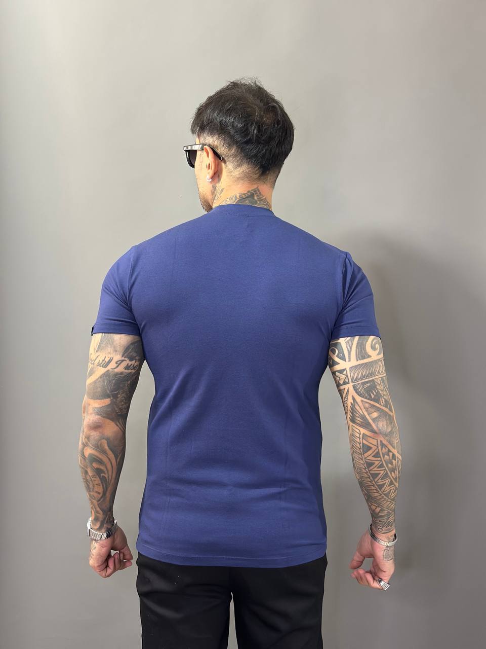 Camiseta Berlim Gola Média Cotton Azul Volk Culture