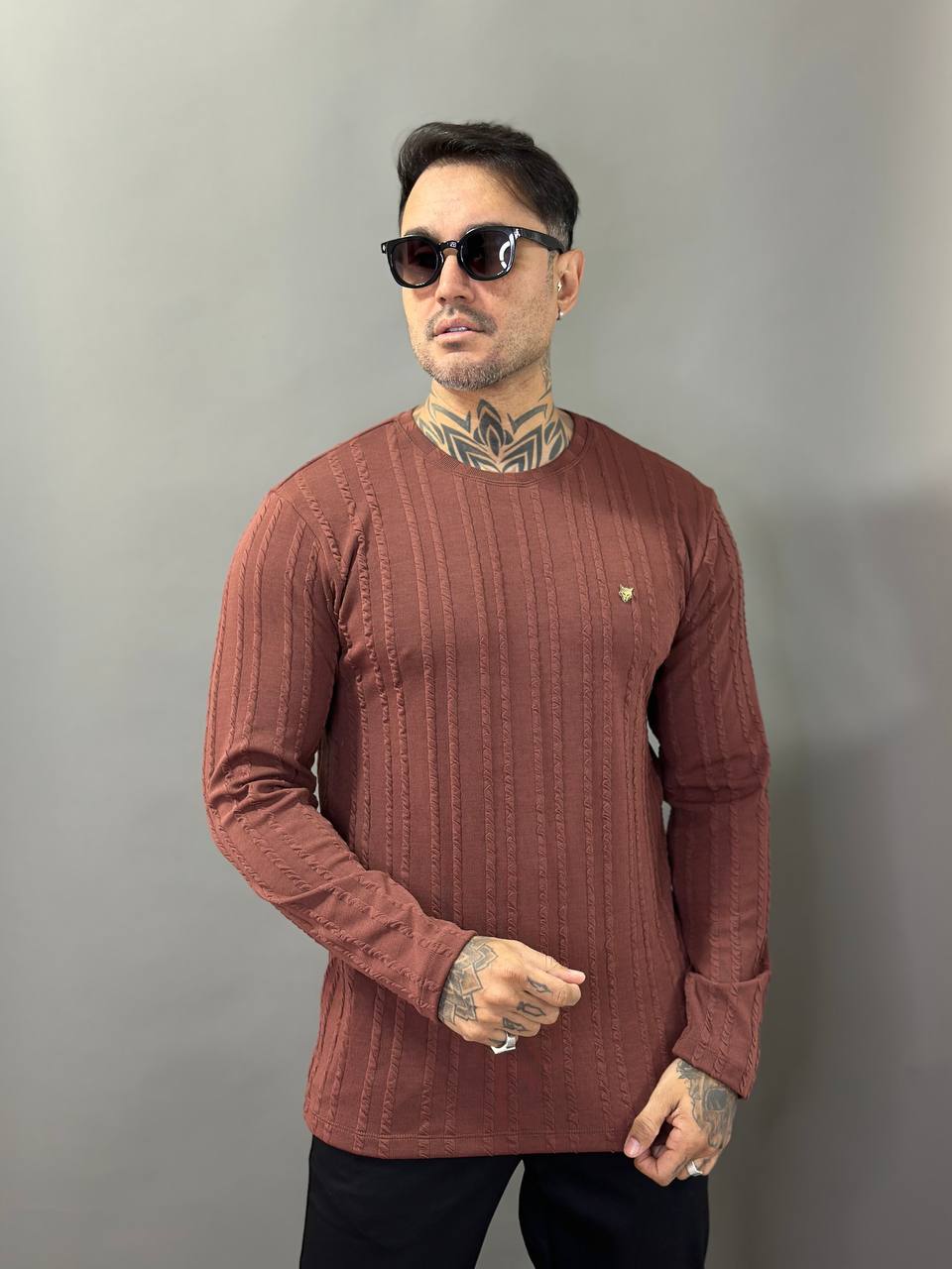 Suéter Monaco Texturizado Volk Culture Café