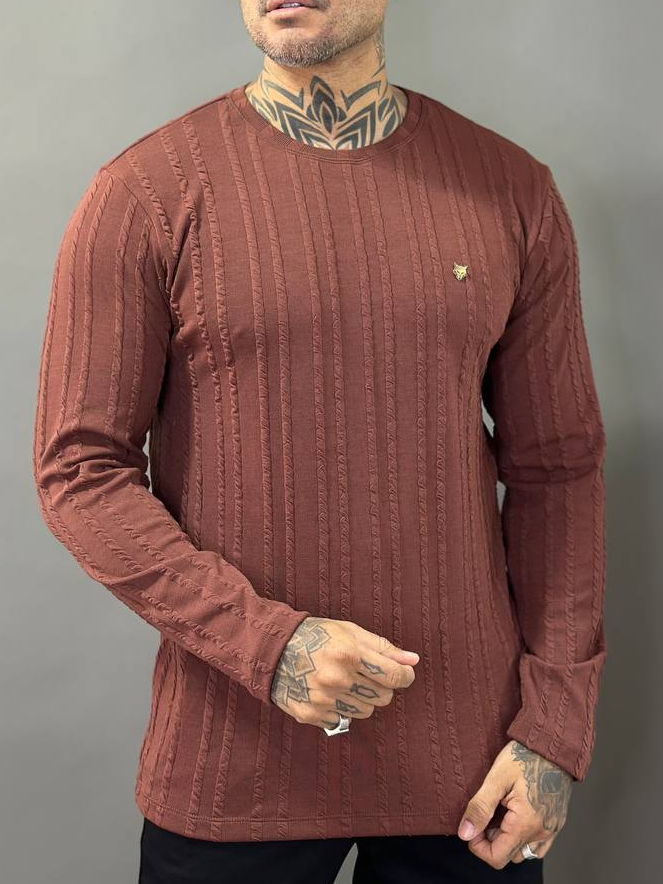 Suéter Monaco Texturizado Volk Culture Café