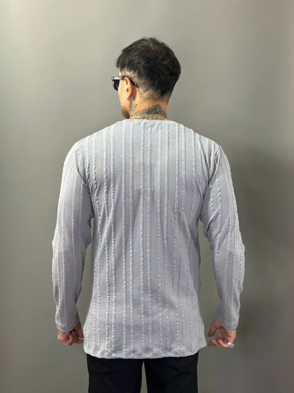 Suéter Monaco Texturizado Volk Culture Cinza