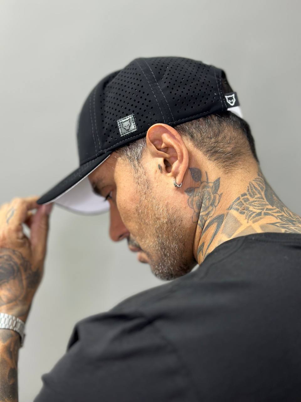 Boné Volk Culture Preto Nobuck Hexagonal